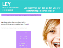 Tablet Screenshot of praxis-ley.de